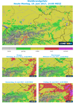 Ubimet Wetter - Steigende Waldbrandgefahr in Ostösterreich