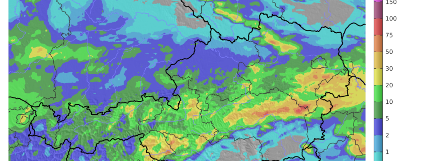 Ubimet Wetter - Niederschlagsmenge - Niederschlagssummen 24-stündig, 09. Juli, 06 Uhr bis 10. Juli, 06 Uhr